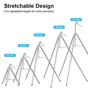 Trépied professionnel pour caméra vidéo numérique, support de caméra en aluminium de bonne qualité pour appareil photo reflex numérique et <span class=keywords><strong>caméscope</strong></span> - Product Image 2