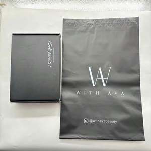 Recycle Custom LOGO Waterproof Envelopes <b>Shipping</b> Shoe Wig Matte Black Poly <b>Shipping</b> <b>Mailer</b> Reusable Nude Poly Mailing Bags - Product Image 3