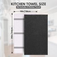 Ensemble de torchons de cuisine en tissu gaufré de luxe, très absorbants, séchage rapide, durables, réutilisables, écologiques, chiffons de nettoyage en microfibre pour la maison