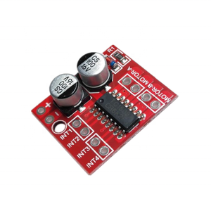 Módulo Controlador de Motor DC L298N, Mini Módulo de Accionamiento de Motor Paso a Paso Dual con Puente <span class=keywords><strong>H</strong></span>, 2.5A, Dos Canales, Reversión, Control de Velocidad PWM - Product Image 1