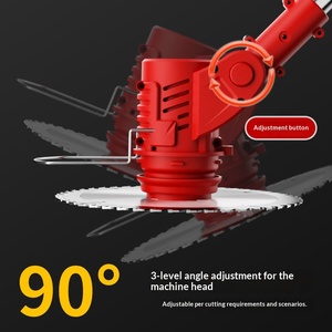 <span class=keywords><strong>Tondeuse</strong></span> à gazon télescopique électrique sans fil 21V haute puissance avec batterie lithium-ion personnalisable pour bricolage, coupe de 15 cm - Product Image 3