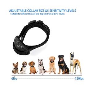 Dog collar IP65 Waterproof Type-C <b>charge</b> <b>cable</b> No Static shock Vibration beep anti-bark collar for dogs - Product Image 3