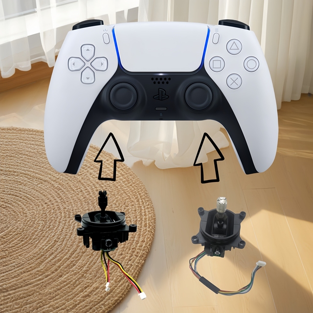 PS4 PS5 Controller Accessories Gamepad Joystick Thumbstick Replacement Repair Parts Sensor Module Gamepad Rotary Potentiometer