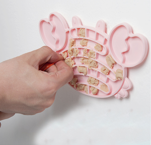 แผ่นรองสำหรับสุนัขรูปปลา<span class=keywords><strong>ปลาโลมา</strong></span>น่ารักทำความสะอาดง่ายแผ่นรองเลียสำหรับสัตว์เลี้ยงพร้อมถ้วยดูด - Product Image 5