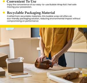 Film à bulles d'air en plastique <span class=keywords><strong>Wellpack</strong></span> Europe, petites et grandes tailles, rouleau large et long en provenance de Chine pour le déménagement, le stockage en serre - Product Image 6