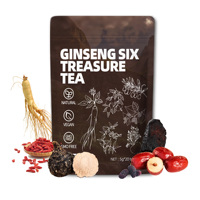 Sachets de thé aux six trésors de ginseng en gros OEM/ODM – Mélange premium naturel pour le soutien immunitaire des adultes