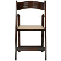 Chaise pliante en bois massif pour mariage, banquet, fête en plein air, mobilier événementiel empilable - Utilisation salon et appartement