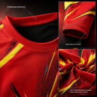 Maillot de football personnalisé sublimé à manches longues, séchage rapide, respirant, en polyester, pour l'entraînement, uniforme d'équipe pour hommes et jeunes