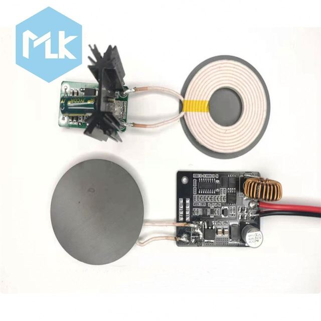 MLK High Power 100w Wireless Charging Module 36V Wide Voltage Input 24V 4A Output Coil Inductive Charger PCB