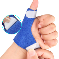 Attelle de pouce professionnelle respirante et souple pour enfants, avec bande en aluminium, soutien interne du pouce et fixation auto-agrippante pour les doigts