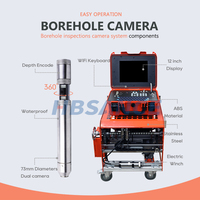 500m Depth Underwater Well 73mm Lens Dual Stainless Steel Probe High Accuracy Borehole Video Inspection Camera 1 Year Warranty