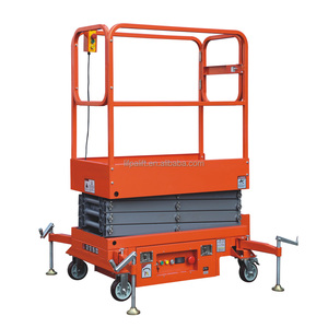 300kg Portable <strong>Battery</strong> Mini Genie Scissor Lift - Product Image 2