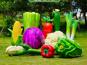 รูปปั้นเรซินไฟเบอร์กลาสเห็ดเหมือนจริงสำหรับตกแต่งสวนในเทพนิยาย - Product Image 3