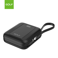 Mince Portable En Gros Mini Chargeur Mobile LCD PD 20W Charge Rapide Bloc D'alimentation Fabrication 10000mAh Banque D'alimentation Avec Câble