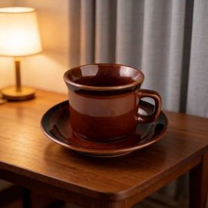 أكواب سيراميك ملونة من الحجر الصيني بأسلوب أمريكي مع صحون للقهوة - عرض ساخن - Product Image 5