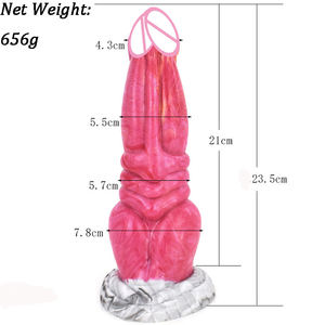Juguete Sexual de Silicona FAAK de 9'' con Forma de Animal de Fantasía, Consolador Monstruoso, Juguete Sexual para Adultos de Color Sangriento, Masajeador de Punto G para Mujeres - Product Image 2