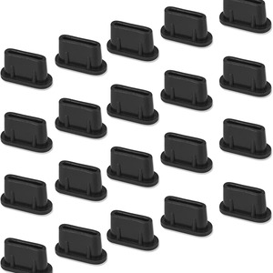 Bouchon anti-poussière en silicone USB Type-C pour téléphone portable, bouchon de données, bouchon de <span class=keywords><strong>port</strong></span> de charge, bouchon d'écouteurs - Product Image 1