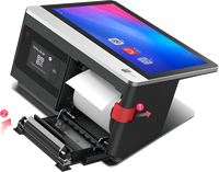 Androidwindows/11.6/10.1+LED POS Terminal Integrated 80mm NFC Printer Restaurant Touch Screens MLY Brand Cash Register NFC for