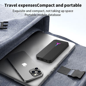 Casing Hard Drive eksternal USB 3.2 20Gbps, Hard Drive eksternal HDD SSD RAID Dual Bay M.2 NVMe SATA SSD untuk Laptop - Product Image 5