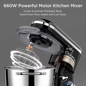 Multi Functional Electric Kitchen Spiral Dough Mixer Stand with Mixing Bowl Tilt-Head Design 6-Speed for Home & <b>Bakery</b> Use - Product Image 3