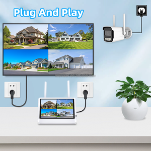 Sistema de Cámara de Seguridad WiFi para Exteriores, Kit NVR con Cámara Tipo Bala Inalámbrica de 2 Canales, 3MP, Pantalla LCD de 7'', OEM - Product Image 3