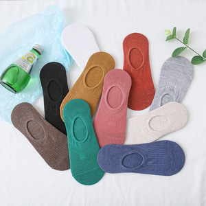 Invisible Socks For Women Breathable Low Cut Solid Color Casual Socks Youth Size Regular Fit - Product Image 2