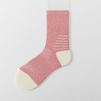 Chaussettes de sport colorées pour femmes, jeunes et adultes, en tissu respirant tricoté, avec logo sur le revers et boucles favorisant la circulation sanguine