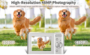 กล้องดิจิตอลสำหรับเด็ก, หน้าจอ 2.4 นิ้ว, กล้องมินิแบบทันที, กล้อง SLR, ของเล่นน่ารักสำหรับเด็ก - Product Image 2
