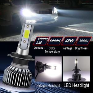 Phares de voiture 40W F2 H1 H3 H7 H4 9005 HB3 9006 HB4 H8 H11 9012 881 COB, lumières LED à 360 degrés pour ampoules de phares de voiture - Product Image 6