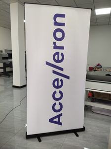 Set spanduk gulung Promosi 50 buah Kit dengan dudukan aluminium desain kustom spanduk yang dapat ditarik - Product Image 2