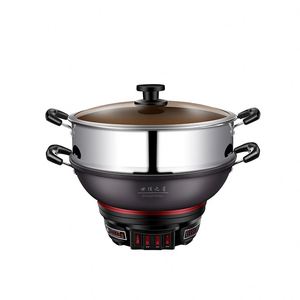 Multi-Function <b>Electric</b> Cooker for Household Use Non-Stick Hot Pot Noodle & <b>Frying</b> <b>Pan</b> for Car Hotel & RV - Product Image 2