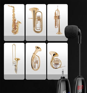 Vente en gros sax microphone sans fil professionnel pour spectacle sur scène micro haut-parleur extérieur klaxon universel - Product Image 4