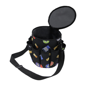 Mydays Extérieur Personnaliser Grande Capacité Durable Portable Rond Lavable <span class=keywords><strong>Bingo</strong></span> Crayon Organisateur Sac de Rangement avec Poignée - Product Image 1