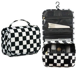 Borsa da Toilette Personalizzata/All'Ingrosso in Stile Western con Stampa Mucca, Borsa da Viaggio Portatile per Cosmetici - Product Image 1