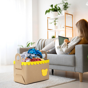 Decorative Felt Storage <strong>Kit</strong> - Stylish Design for Living Room &amp; Bedroom Organization - Product Image 6
