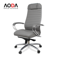 Chaises de direction en cuir Charmli Boshqaruv Stuli Chaises de direction Chaise de bureau ergonomique Leder-Chefsessel Leren Directiestoel