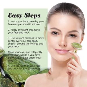 MEJ 100% Real Natural Jade Face Roller para cara ojos cuello - Product Image 5