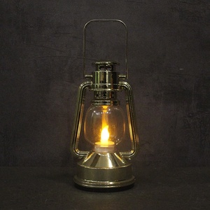 Giá Đỡ Đèn Nến Trang Trí Mộc Mạc Đèn Lồng Dầu Nhựa Kim Loại Cũ Ngoài Trời Với Đèn LED Trà - Product Image 6