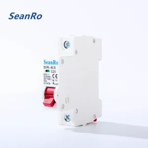 SeanR0-interruptor de circuito directo de fábrica, protección de circuito MCB 63 amp 25A 40A 16A, 250 500 800 1000V 2p, CE IEC DC