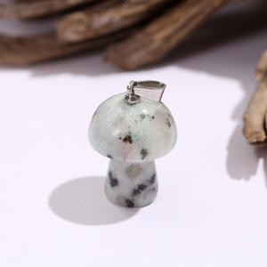 Venta al por mayor Diy collar mochila llave colgante joyería accesorios único lindo multicolor cristal Natural seta colgante - Product Image 5