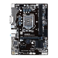 Carte mère d'ordinateur GIGABYTE B150M-D2VX-SI/D3VX-SI, B150, processeur Intel de 6e/7e génération I7/I5/I3, prise en charge LGA1151, double canal DDR4