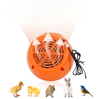 Lampe chauffante à contrôle de température automatique intelligent avec télécommande pour l'élevage de volailles, poulets, canards, utilisation à la ferme