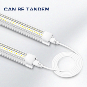 Luz LED T8 Integrada en Forma de V de 4 y 8 Pies, 50W-100W, Cuerpo de Aluminio, Chip SMD2835 para Iluminación Interior de Paisajes, Supermercados y Talleres - Product Image 5