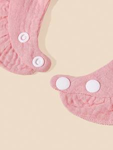 Babero con volantes, con fuerte absorción de agua, material suave y transpirable, adecuado para bebés de 0 a 3 años. - Product Image 5