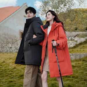 Nouvelle arrivée, veste d'hiver pour femmes, <span class=keywords><strong>longue</strong></span>, en molleton, vert armée, coupe-vent, imperméable, à <span class=keywords><strong>capuche</strong></span>, avec grandes poches - Product Image 4