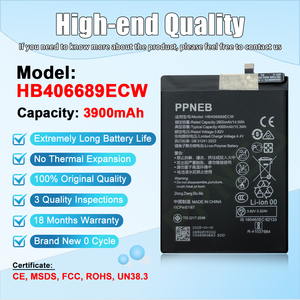 <span class=keywords><strong>แบ</strong></span><span class=keywords><strong>ต</strong></span>เตอรี่โทรศัพท์มือถือใหม่ 0 รอบ สำหรับ Huawei Y9 2019 รุ่น <span class=keywords><strong>HB406689ECW</strong></span> ความจุ 4000mAh <span class=keywords><strong>แบ</strong></span><span class=keywords><strong>ต</strong></span>เตอรี่สำรอง รับประกัน 18 เดือน - Product Image 2