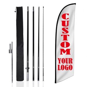 Banderas Personalizadas con Impresión Digital, Tipo Pluma, para Uso en Exteriores y Agricultura, Banderas de Playa en Material de Poliéster Resistente - Product Image 4