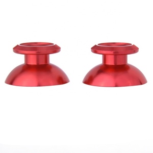 EXtremeRate Metal Aluminum Red Thumbsticks Joystick Analog Thumb Stick for <b>PS4</b> <b>Controller</b> - Product Image 2