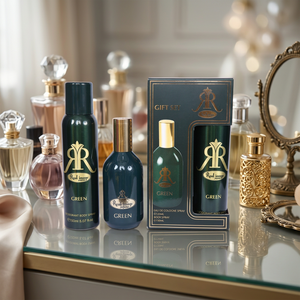 Coffret cadeau Nayaab Perfumes Green (EDC Spray 120ml et Déodorant 150ml) Parfums de luxe unisexes, senteur longue durée - Product Image 2