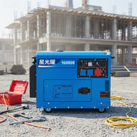 XGY XGY-10 10KW Dieselgenerator 1800 U/min Mobiler Typ Wassergekühlt für Privathaushalte Hocheffizient mit Elektrostart 50/60Hz